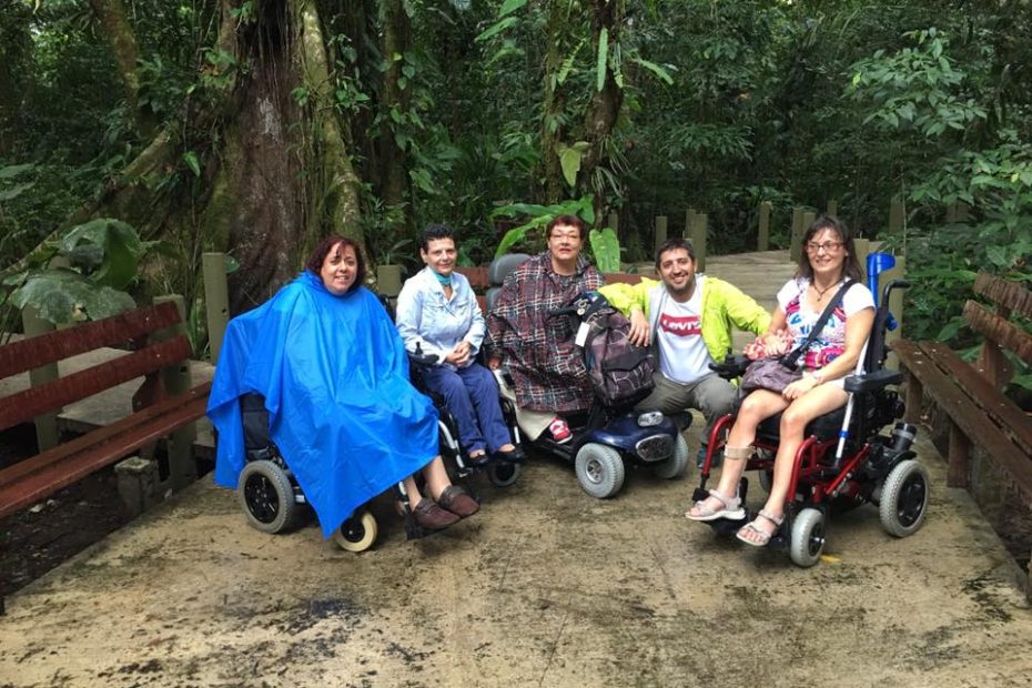Wheelchair users enjoying Costa Ricas natural beauty